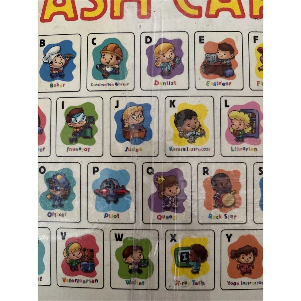Vintage When I Grow Up Flash Cards Vintage Y2K 80s Homeschool Learning CareerDay
